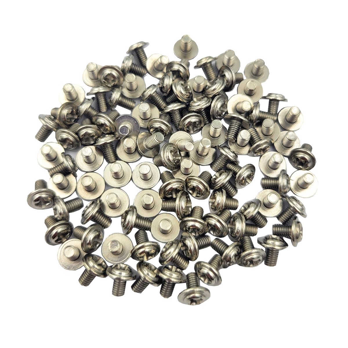 200Pieces 2.5inch SSD Mounting Screws M3x5mm Pan Head Phillips Drive Screws with Screwdriver