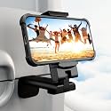 Klearlook Airplane Phone Holder, Universal Travel Essentials Phone Mount for Flight with 360° Rotation, Handsfree Pocket Size Phone Stand, Travel Must