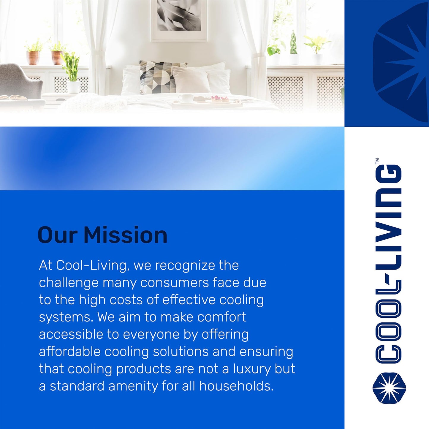 Cool Living 36-Inch 3-Speed Oscillating Tower Fan w/ Remote