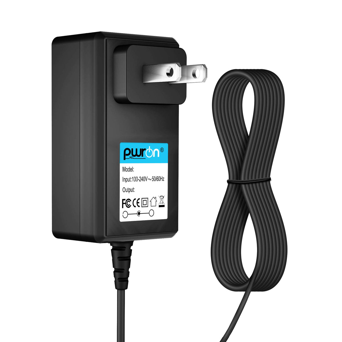 PwrON (6 FT Long Cable) 12V 2.5A AC to DC Adapter for Sony SRS-BTX300 BLK WC BC SRSBTX300 SRSBTX300/WHT Portable NFC Bluetooth Wireless Speaker System Power Supply Charger