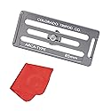 Breakthrough Photography 85mm Universal Arca Swiss Quick Release Plate for Tripod Ball Head with Hand-Adjustable Stainless Steel Screw & Removable