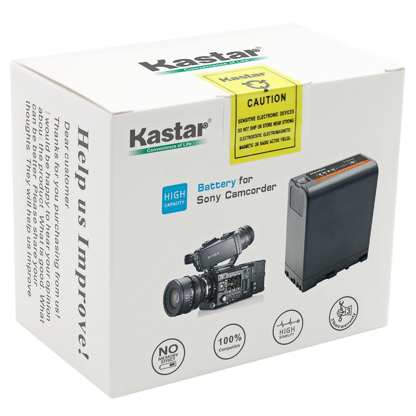 Kastar 2-Pack BP-U60 Battery 14.4V 5800mAh Replacement for Sony PXW-FS7M2K, PXW-FX6, PXW-FX9 XDCAM, PXW-FX9K, PXW-X160, PXW-X180, PXW-X200, PXW-Z450