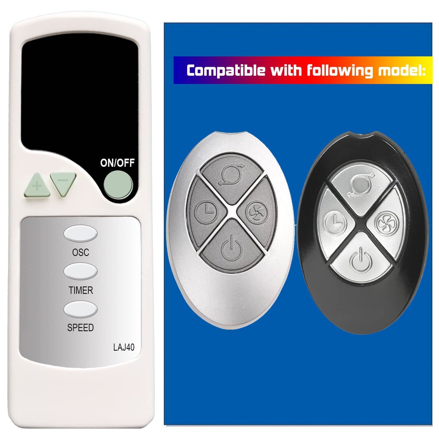 Replacement Remote Control for Lasko 2033659A 2033659 2033660 4930 2108 2517 Oscillating Tower Upright Fan