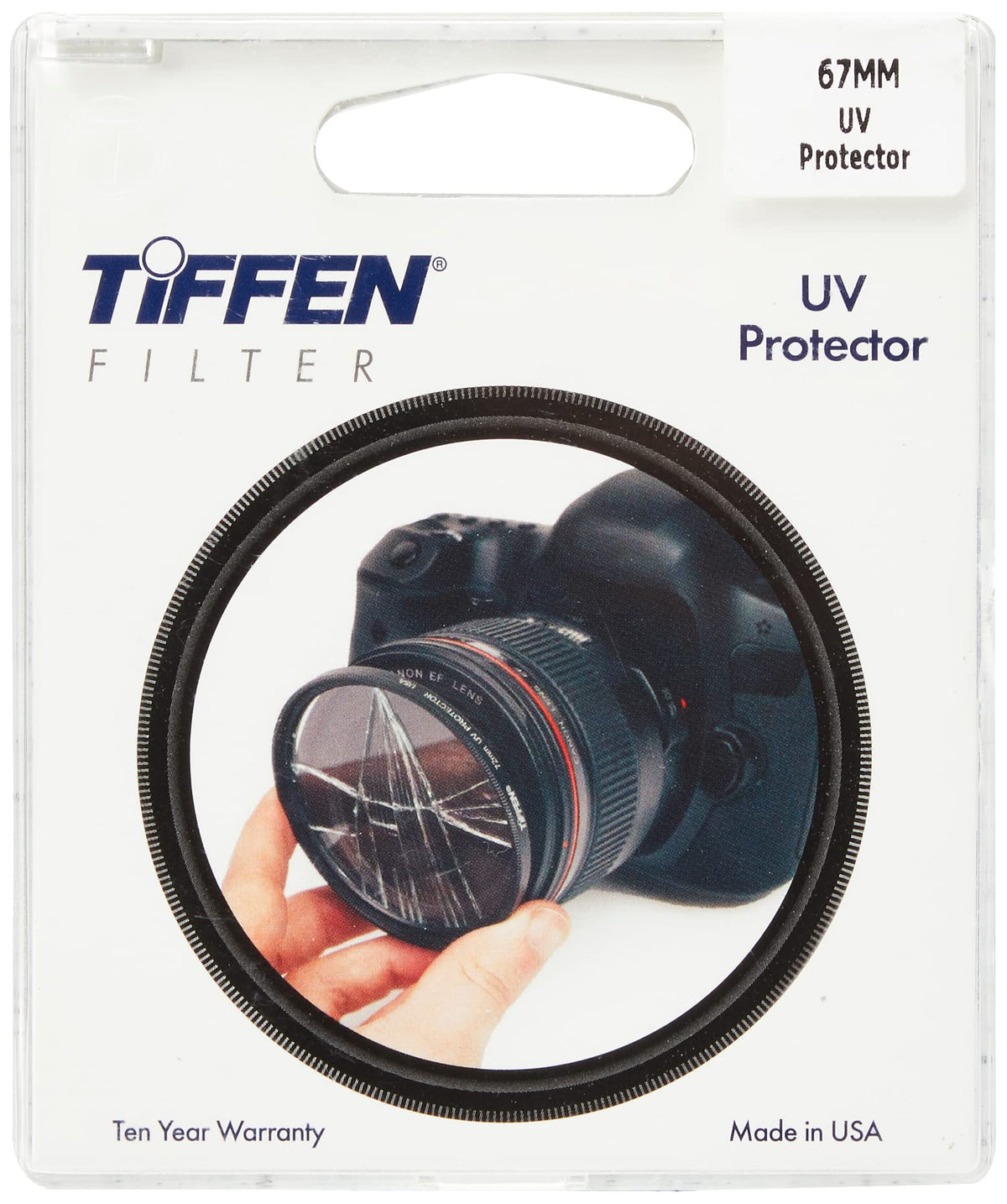 Tiffen 67UVP Slim 67mm UV Protection Filter for Camera Lens, Clear Optical Glass, Impact Resistant