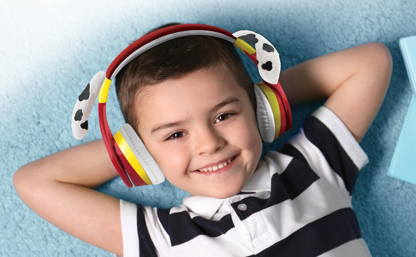 Paw Patrol Marshall Bluetooth Headphones for Kids, Wireless Headphones