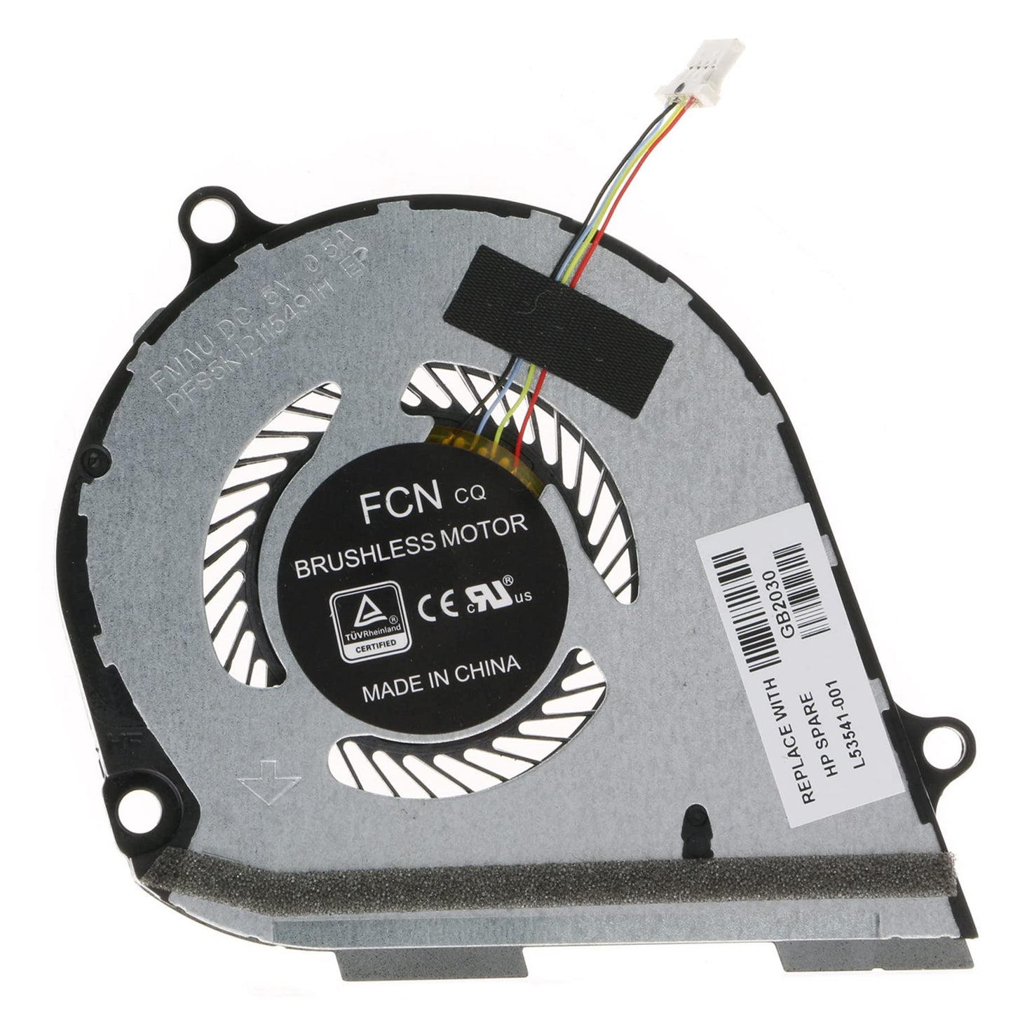 Replacement CPU & GPU Cooling Fan for HP Envy X360 15-DS 15-DR 15M-DS 15M-DS0011DX 15-DS1063CL 15-DS1077NR L53542-001 L53541-001 L53867-001