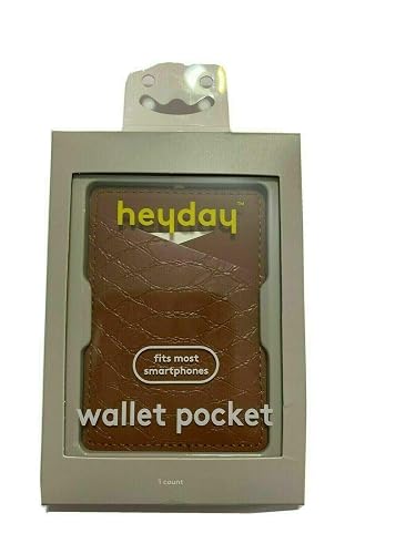 Heyday Cell Phone Wallet Pocket Card Holder Tan Crocodile Universal