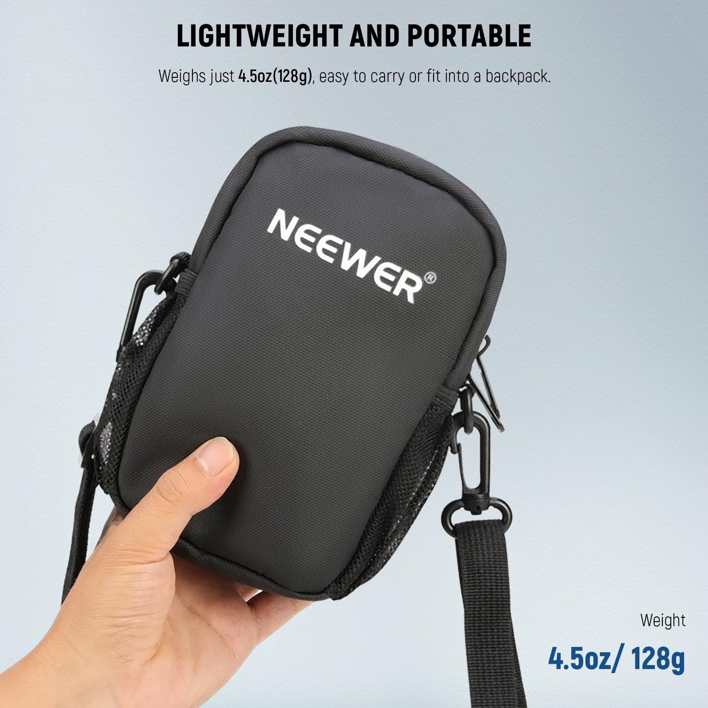 NEEWER Camera Sling Bag, Water Resistant Lightweight Compact Travel Case Crossbody for Photographers, Compatible with DJI Osmo Pocket 3 DSLR