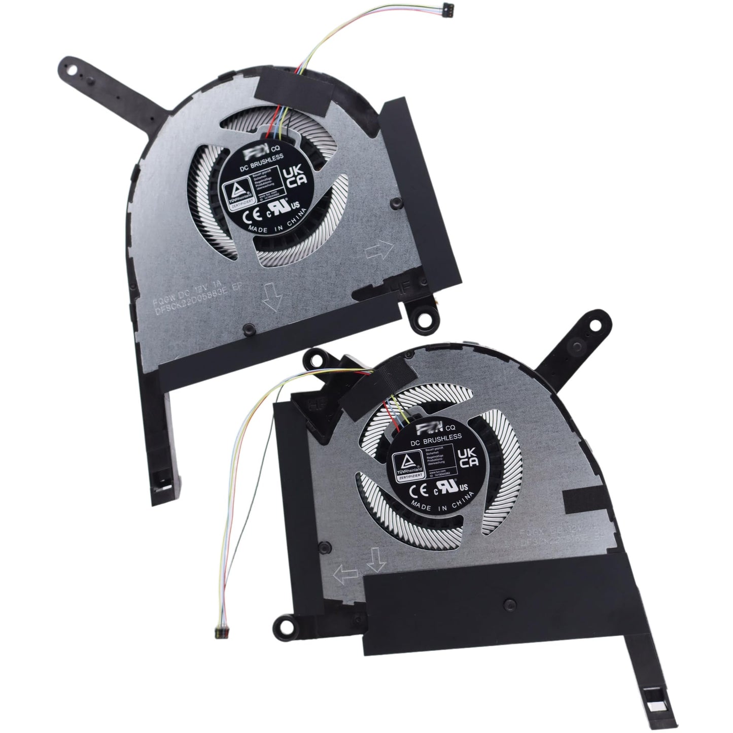 Deal4GO 12V CPU Cooling Fan w/GPU Graphics Fan Replacement for ASUS FX507 FA507 FX707 FA707 FA507RF FA507RC FX507ZM-ES74 FA507NU-DS74