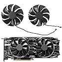 Coolerage 85mm DC 12V 0.55A 4Pin PLA09215S12H RTX2080Ti GPU Fans for EVGA RTX 2060 2070 2080 2080Ti RTX2080Ti Graphics Card Cooling Fans (Fan - AB)