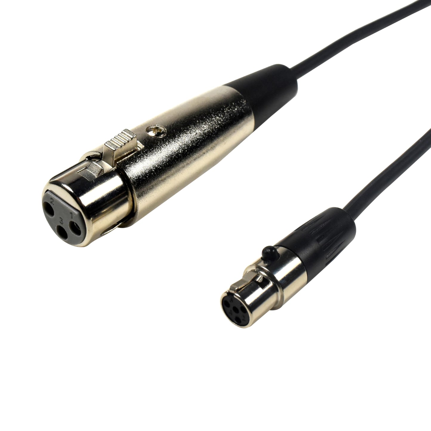 HQRP 4-Pin Mini Connector (TA4F) to XLR(F) Connector Microphone Adapter Cable Replacement for Shure WA310 Compatible with Shure PGX-D, GLX-D, QLX-D