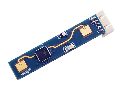 XICOOLEE Microwave Radar Sensor Module LD2410, 24GHz ISM Band, Human Presence Motion Sensing Module, Non-Contact Monitoring Detector, Horizontal