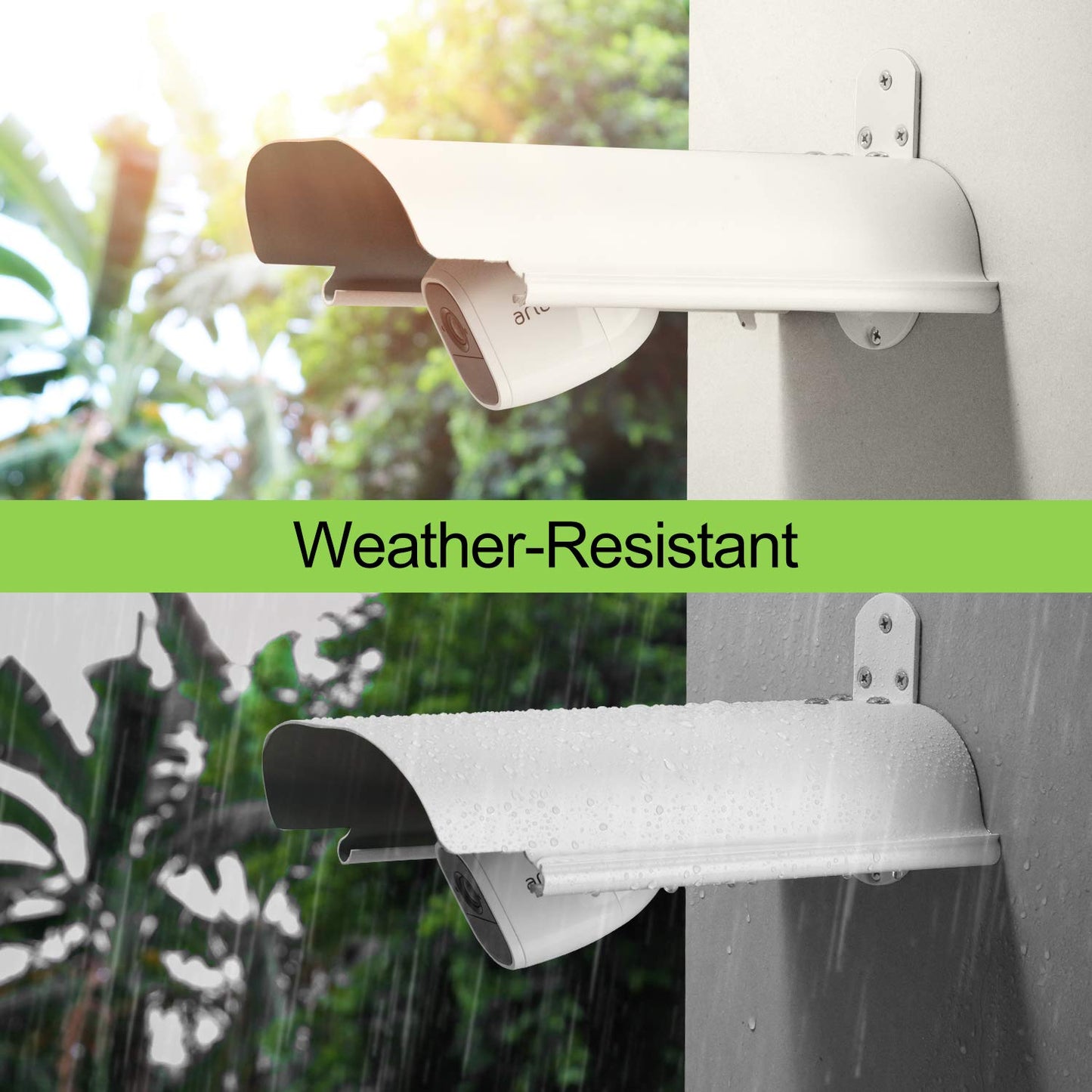 Uogw Sun Rain Shade Camera Cover Shield Works for Blink XT,XT2,(3rd Gen) XT3,XT4 (4th Gen),Arlo,Arlo Pro,WyzeCam,Nest,Ring,Protective Roof for Outdoor