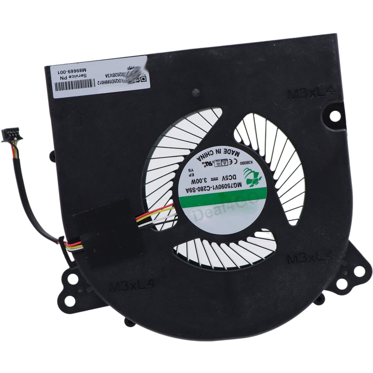 Deal4GO CPU Cooling Fan M89669-001 Replacement for H P 27-CA 27-CB 24-CB 24-CA 27-CA0070 27-CB0052 24-CB1124 All-in-One Desktop, Silver