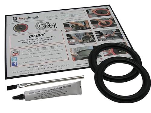 Rubber Edge 5.25 Inch Speaker Repair Kit RSK-5.25 (Pair)