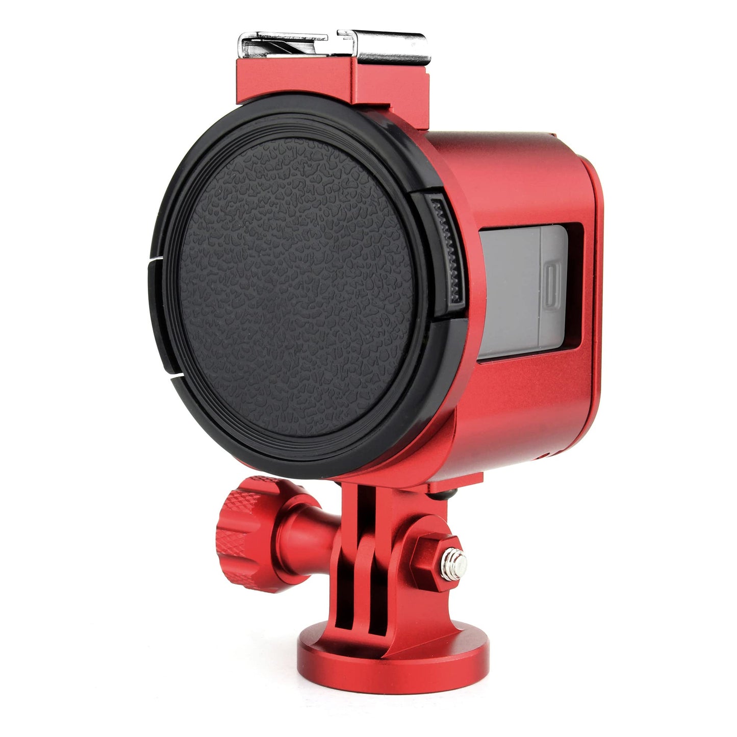 SOONSUN Aluminum Frame Mount Housing Case for GoPro Hero 5 Session Hero 4 Session Hero Session Cameras, Metal Thick Solid Protective Case with Cold