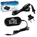HQRP AC Adapter/Power Supply Compatible with Panasonic SDR-S50 SDR-S50A SDR-S50K SDR-S50N SDR-S50P SDR-S50PC Camcorder with USA Cord & Euro Plug