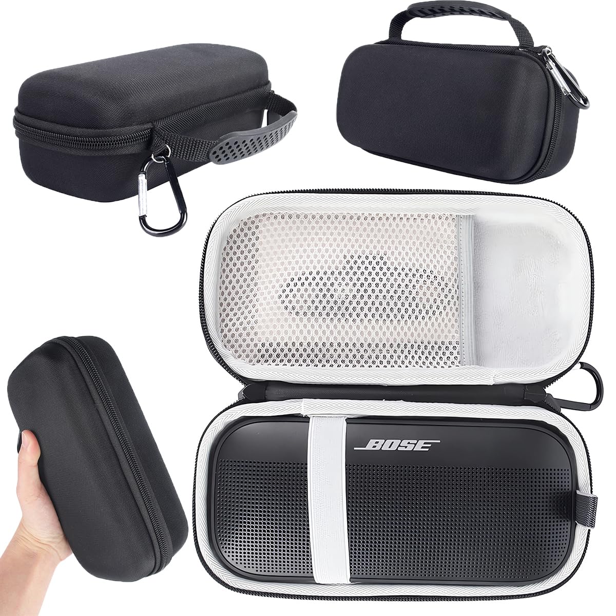 XDQDFDC Hard Travel Carrying Case for Bose SoundLink Flex Bluetooth Portable Speakers,Bose Soundlink Flex Case Cover Shell Outdoor Travel Wireless