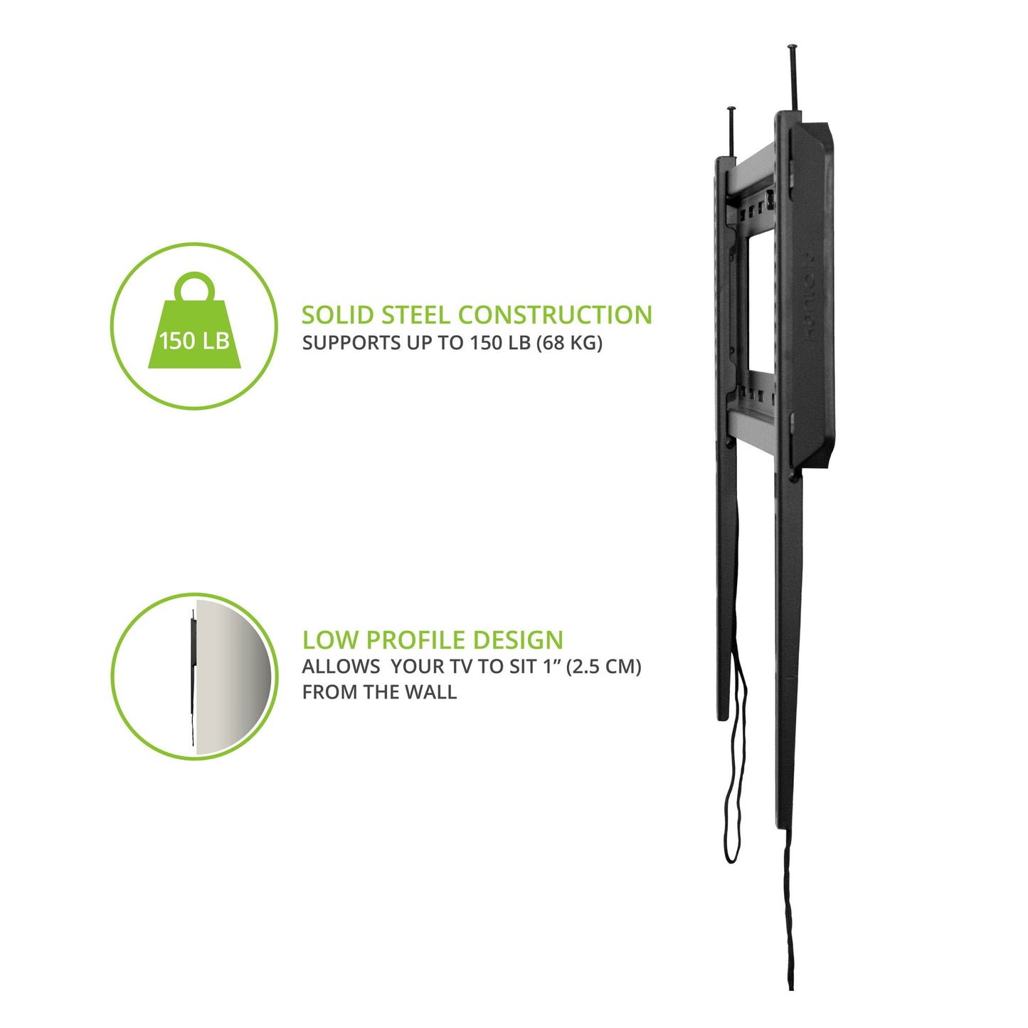 Kanto F3760 Fixed TV Wall Mount for 37-inch to 70-inch TVs