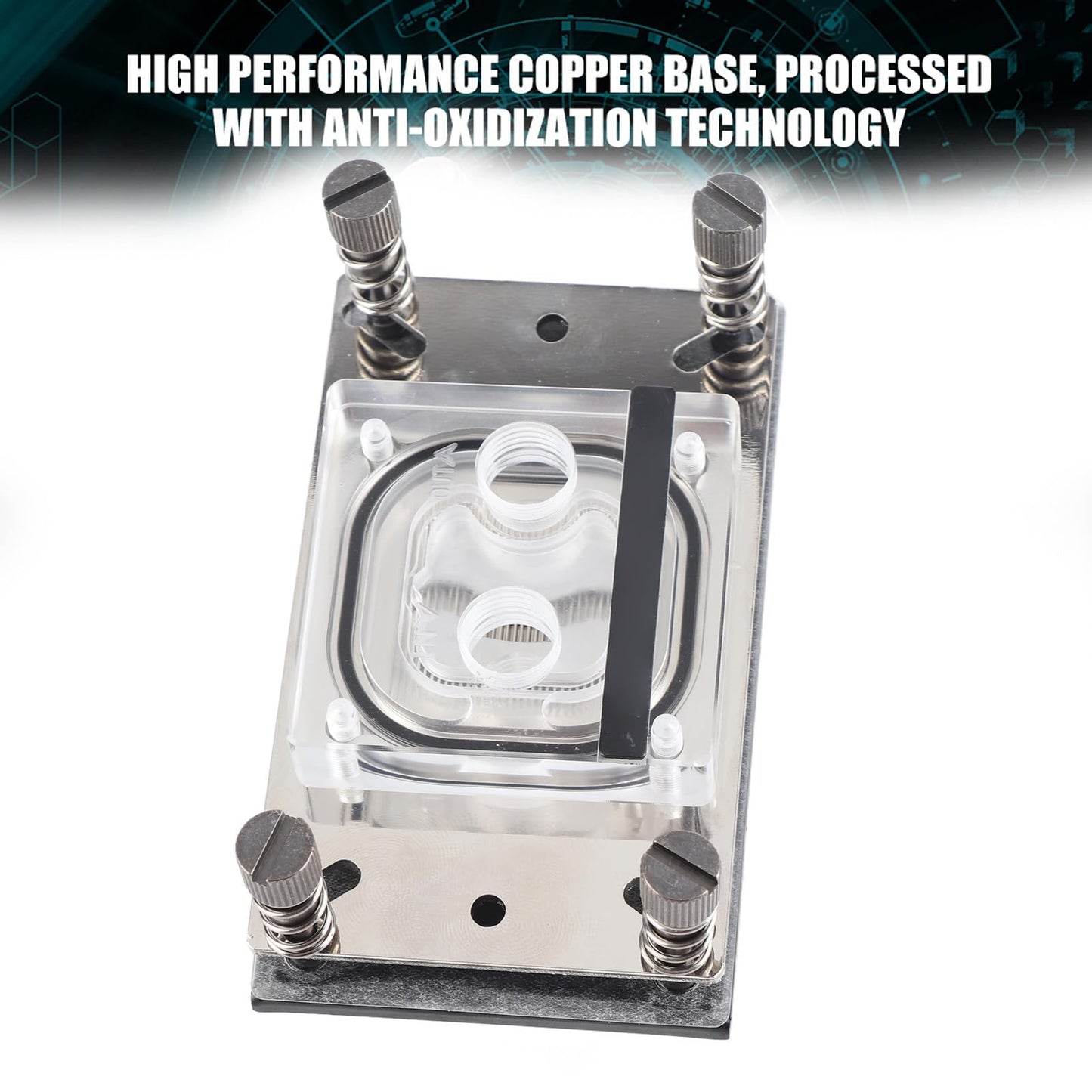 AM4 Waterblock, AM4 CPU Waterblock, CPU Water Cooling Block for AM2, AM3, AM4, Water Block CPU AM4 Socket Copper Base