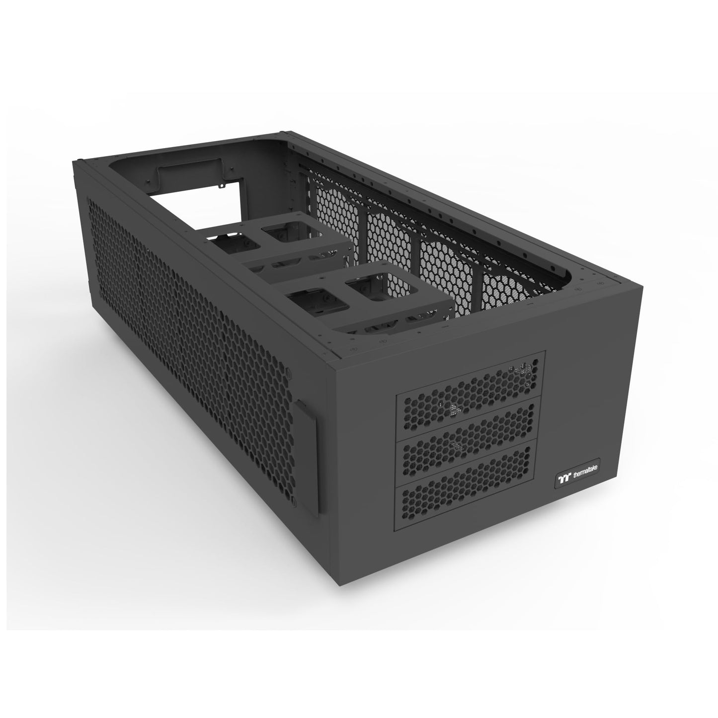 Thermaltake AX100 Pedestal; for use with AX700 Chassis; 560mm Radiator Support; Mounting for up to x8 120mm or 140mm Fans; Support for up to 8X 3.5 or
