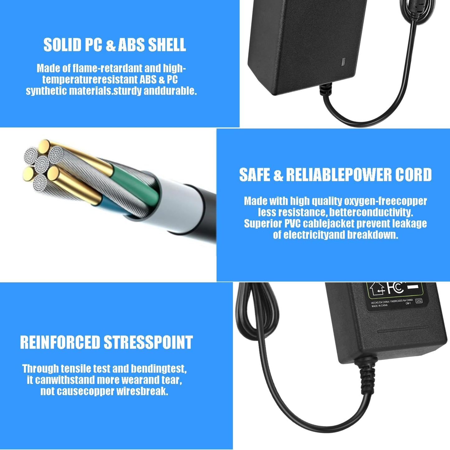 24V 6A Power Supply 144W 100V~240V AC to DC Adapter Converter Transformer,24 Volt 6 Amp Power Supply Adapter with 5.5mm x 2.5mm&2.1mm DC Output Jack…
