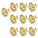 Eightwood 10pcs SMA Solder Male Plug Connector Straight for RG402 .141 Semi-Rigid Cable 50 Ohm