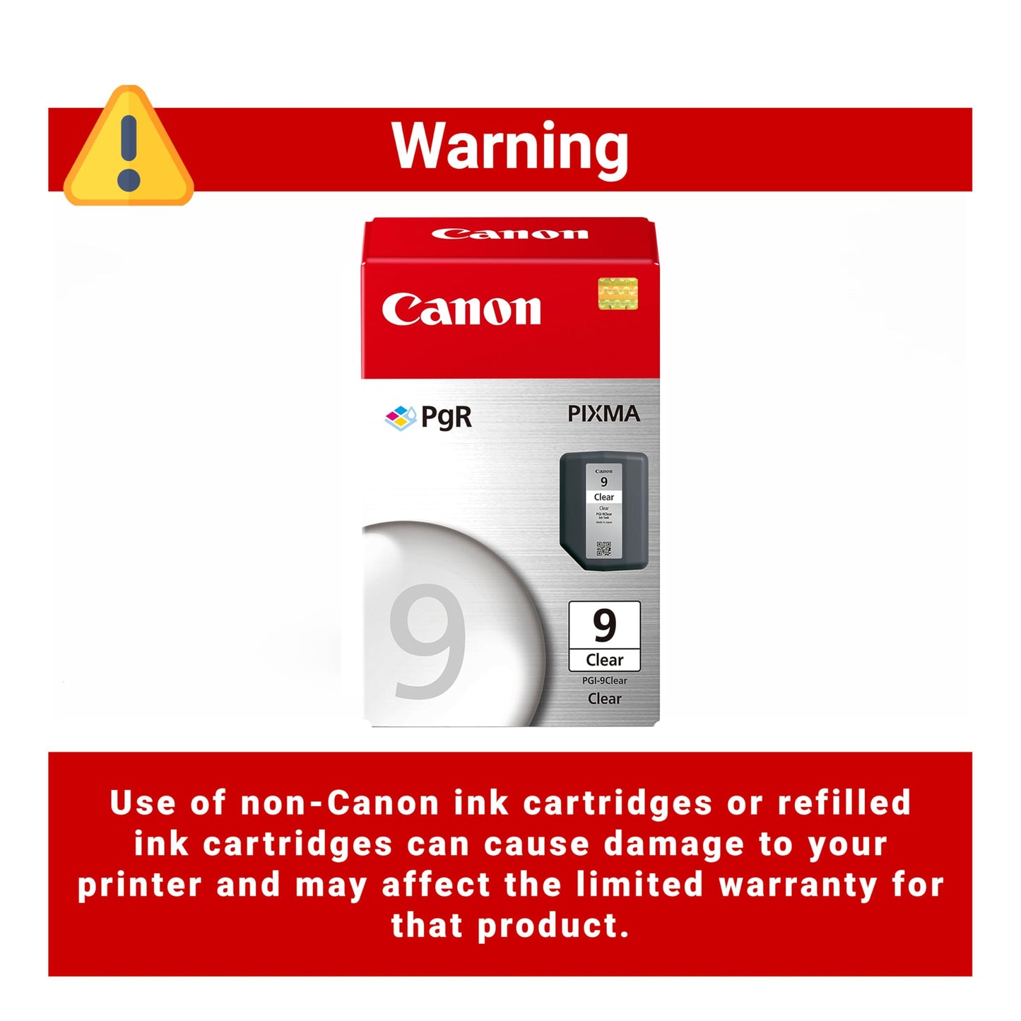 Canon PGI-9 Genuine Clear Ink Tank, Compatible with MX7600, and IX7000 Printers
