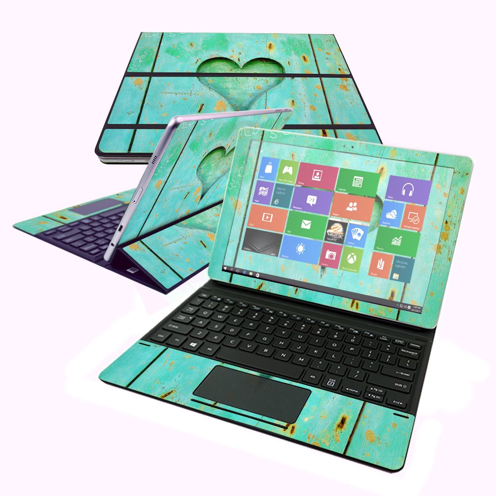 MightySkins Skin Compatible with Samsung Galaxy Book 10.6" - Heartwood | Protective, Durable, and Unique Vinyl Decal wrap Cover | Easy to Apply…