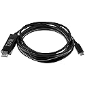Monoprice Video Cable - 9 Feet - Black | USB Type C to HDMI 3.1 Cable - 5Gbps 4K@30Hz