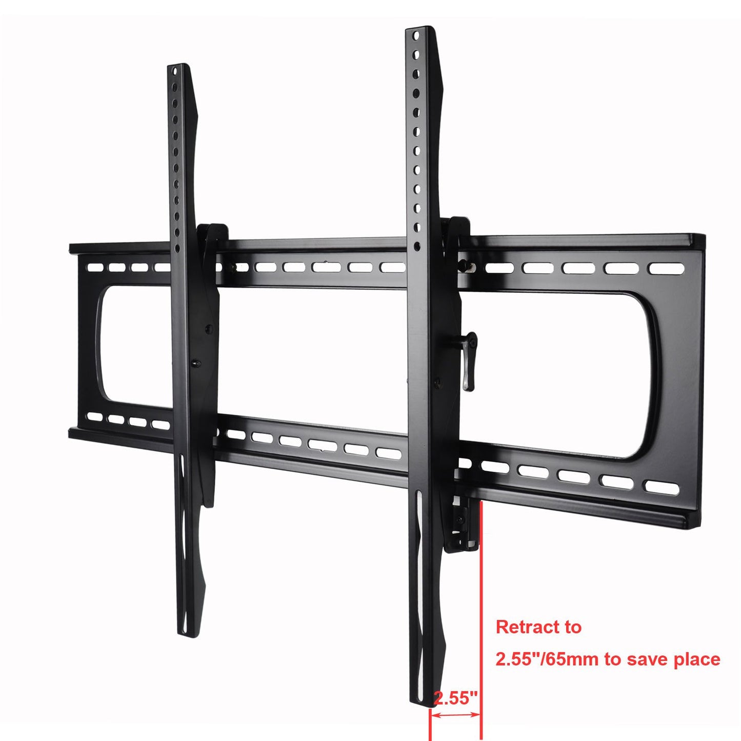 VideoSecu Heavy Duty Extra-Large Tilt TV Wall Mount Bracket for Most 55"-90" LED, LCD, OLED, Plasma Flat Screen TVs up to VESA 1000x700 mm and Loading