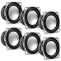 DWEII 6Pcs 2" 4Ohm 3W Full Range Audio Speaker Stereo Woofer Loudspeaker