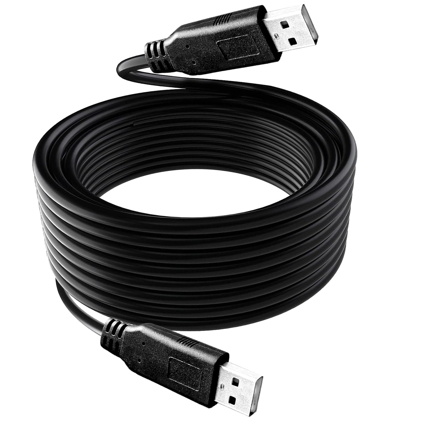USB 2.0 A to USB A Cable 40FT, USB2.0 A to A, USB Cord Compatible with Hard Drive Enclosures, DVD Player, Hard Drive Enclosures, DVD Player, TV, Flash