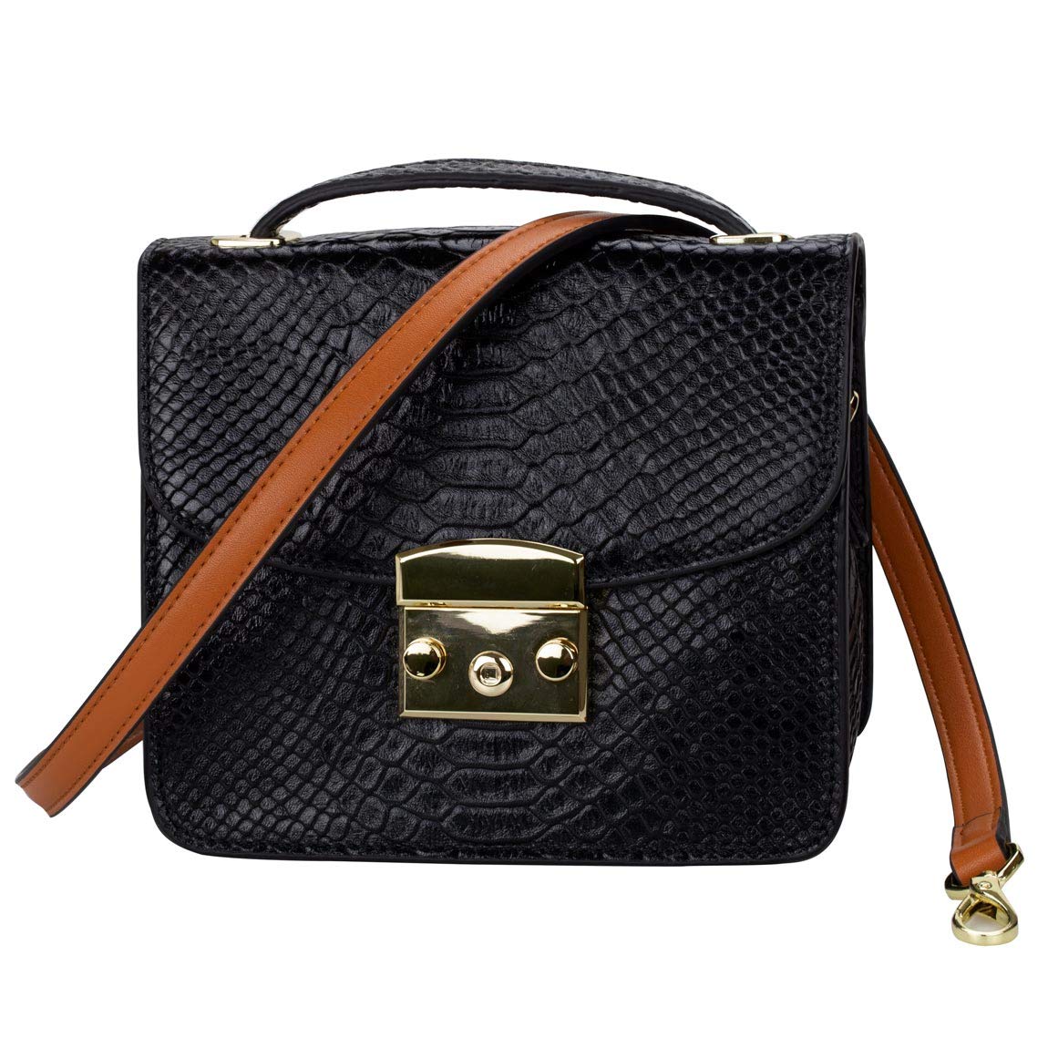 Allzedream Leather Purse Strap Replacement Crossbody Handbag Long Adjustable, Brown, M