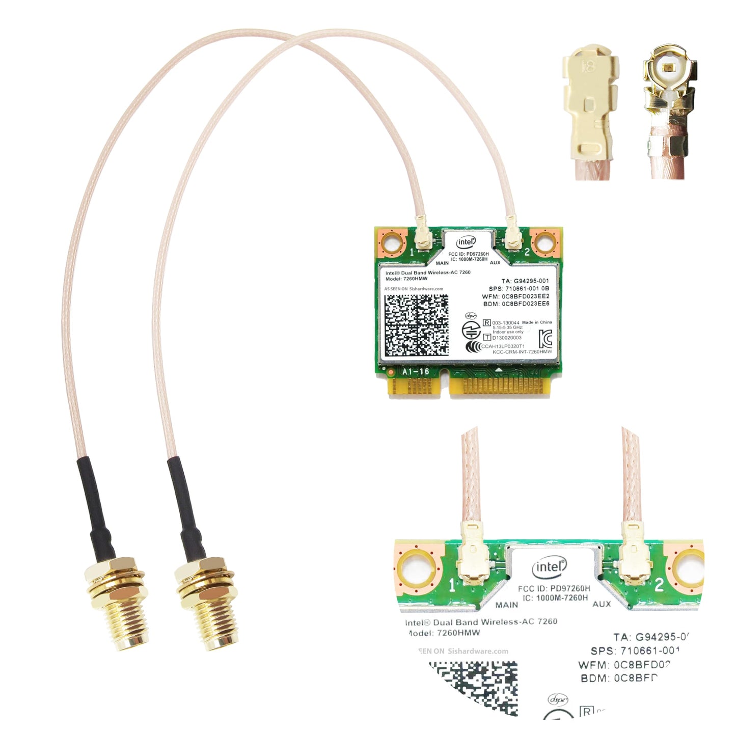 Rydocyee IPEX U.FL to SMA Female Cable 8 Inches RG178 WiFi Pigtail Coaxial Cable Connecting SMA Antenna to 4G 5G Router, Modem, MiFi Hotspot, Mini