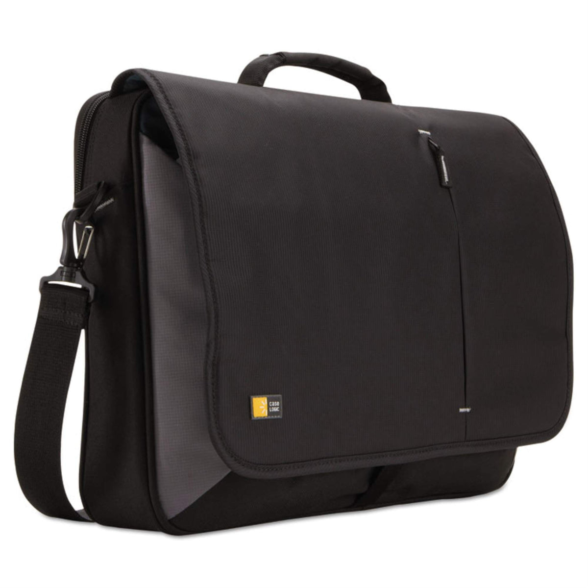 Case Logic VNM217BLACK 17-Inch Laptop Messenger, 3 3/8 x 17 3/4 x 13 3/4, Black