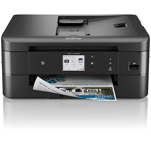 Brother MFC-J1170DW Wireless Color Inkjet All-in-One Printer with Mobile Device Printing, NFC, Cloud Printing & Scanning, Refresh Subscription