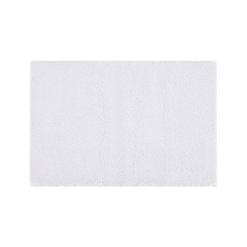 Madison Park Signature Marshmallow Bathroom Rug Non Slip, Luxrurious Plush Bath Mat, Absorbent, Quick Dry, Spa Design Bath Room Décor, 24x40, White