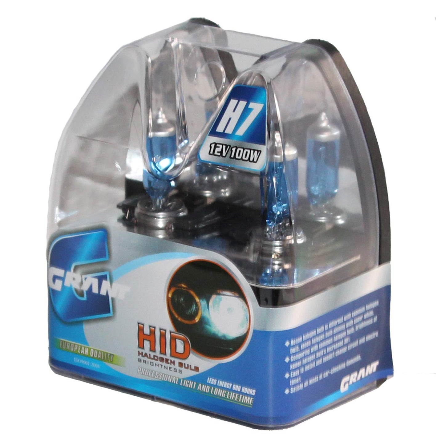 H7 Headlight Bulb, 12V 70W Super White Halogen Lamp, 4200K (H7 Bulb)