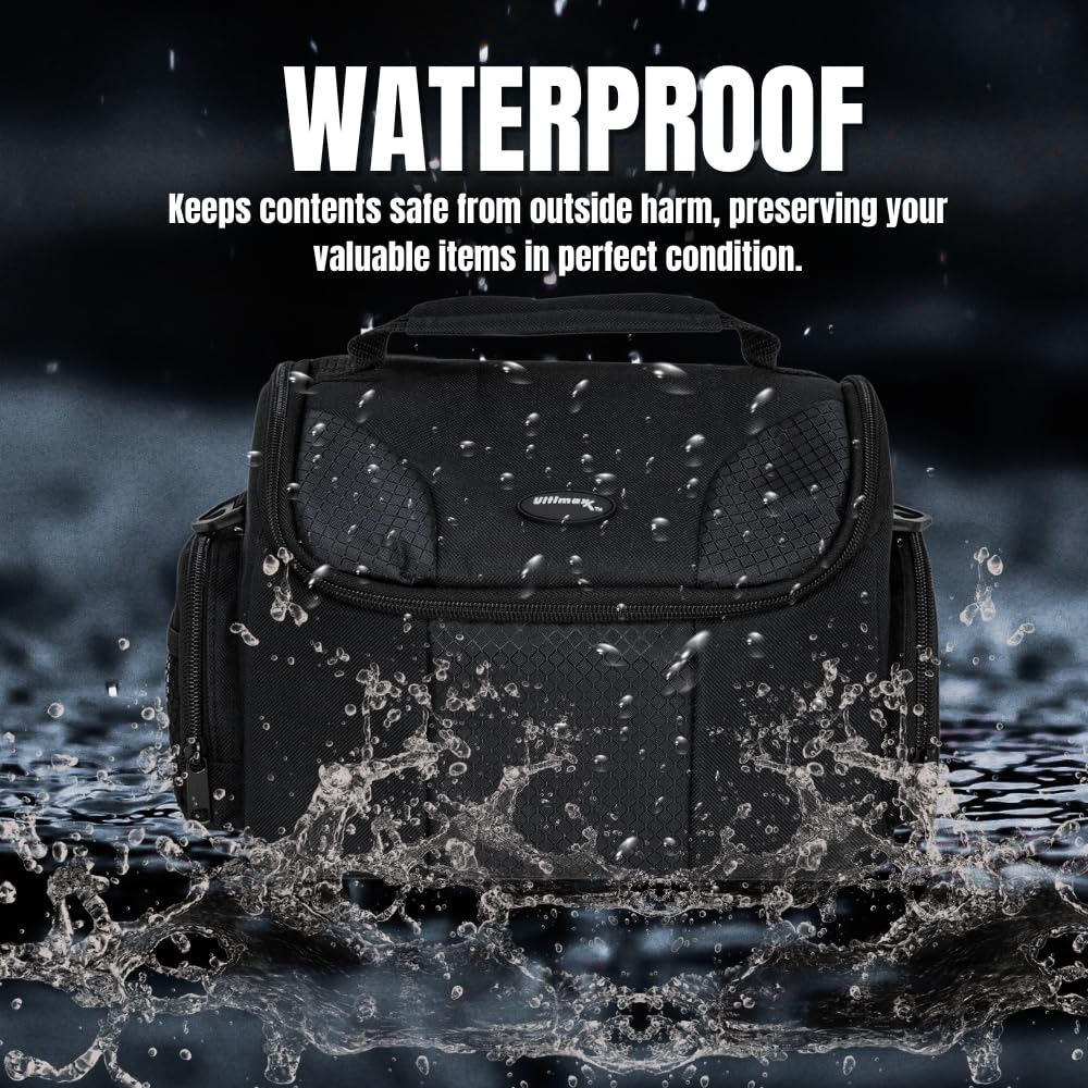 Ultimaxx Large Carrying Case/Gadget Bag for Sony,Nikon, Canon, Olympus, Pentax, Panasonic, Samsung & Many More SLR Cameras & Camcorders