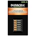 Duracell Rechargeable AAA Batteries, 6 Count (Pack of 1) Triple A Battery for Long-lasting Power, All-Purpose Pre-Charged Battery for Household…