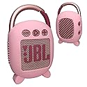 JCHPINE Silicone Cover Case for JBL Clip 4 Portable Bluetooth Speaker, Protective Carrying Case for JBL Clip 4 Portable Bluetooth Speaker Stand Up