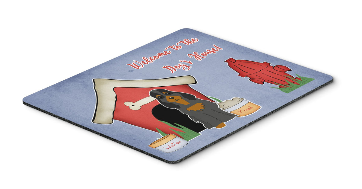 Caroline's Treasures BB2847MP Dog House Collection Cocker Spaniel Black Tan Mouse Pad, Hot Pad or Trivet for Home Office Gaming Working Computers