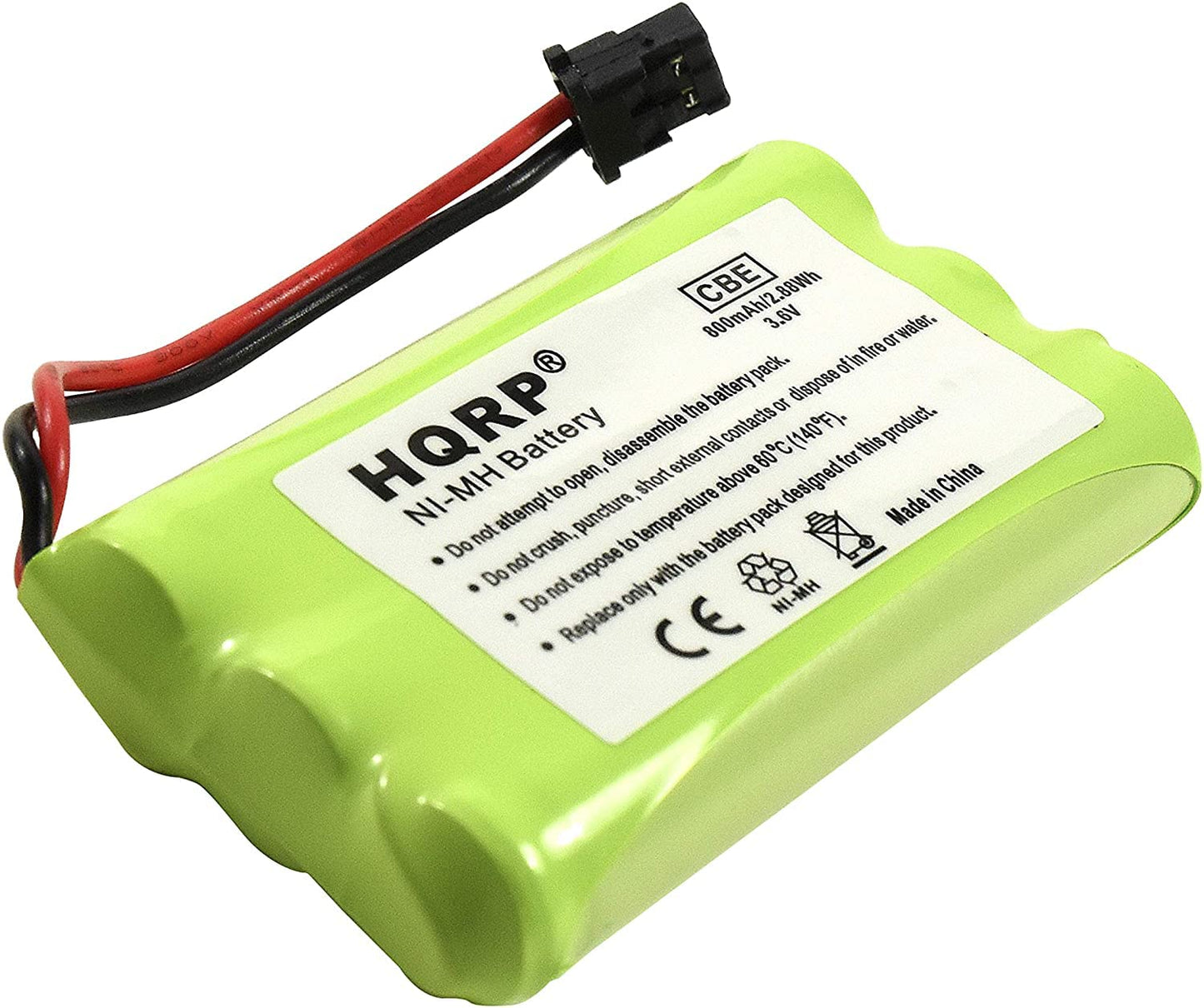 HQRP Cordless Phone Battery Compatible with Lenmar CBC909, BATT-909, ER-P512 / ERP512GRN Replacement