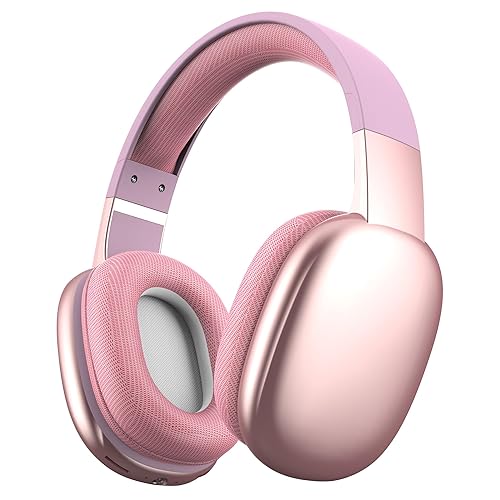 Gabba Goods Wireless Over Ear Bluetooth Headphones with Microphone - Wireless Headset -Noise Reduction - Bluetooth, Wired,Built in Micro SD…