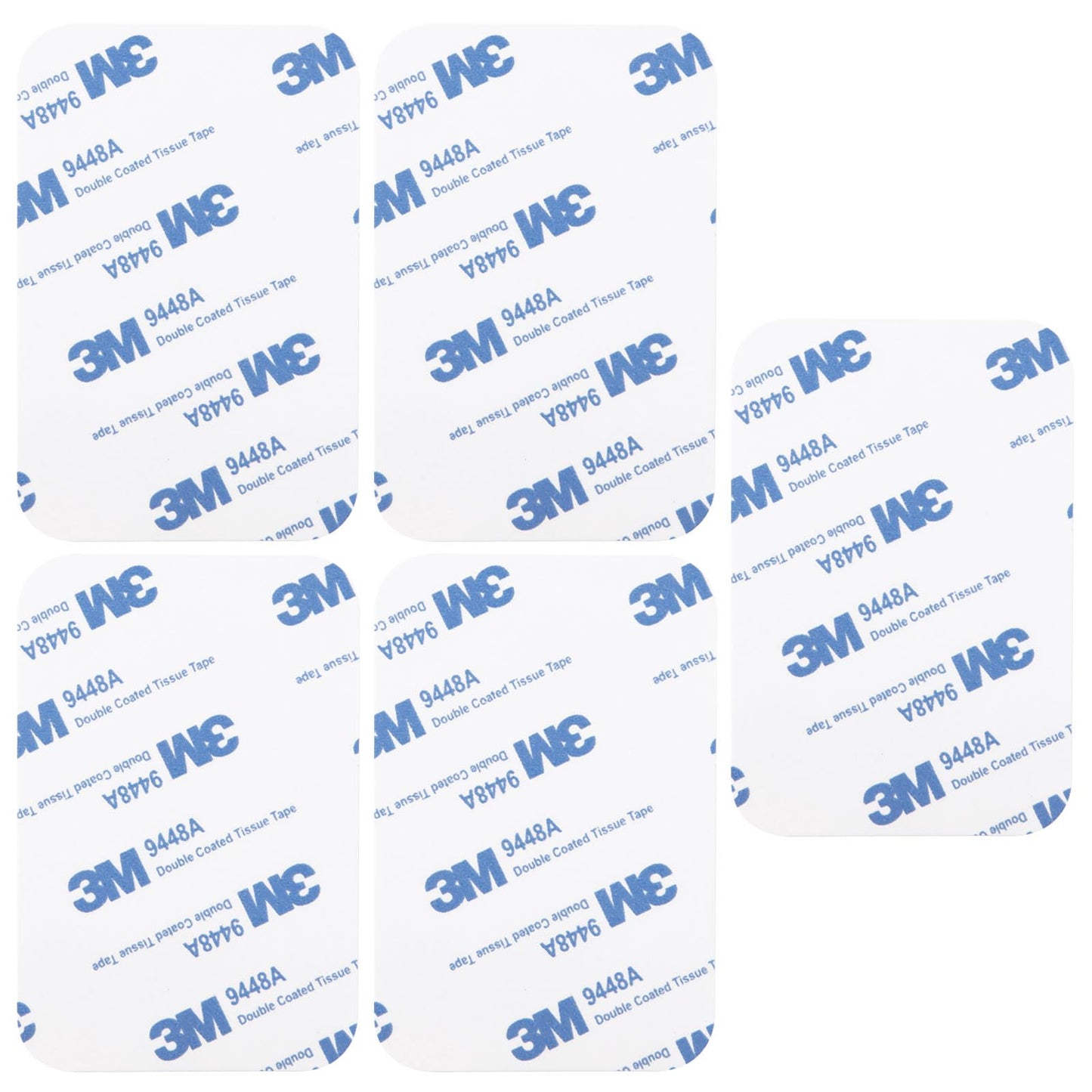 Replacement Adhesive for Suction Grip Compatible with OCTOBUDDY Classic, Double-Sided Stickers (Pack of 5)