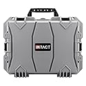 Eylar 18" Intact Series Hard Camera Case, Lightweight and Durable Stacker Design with Foam (Gray)