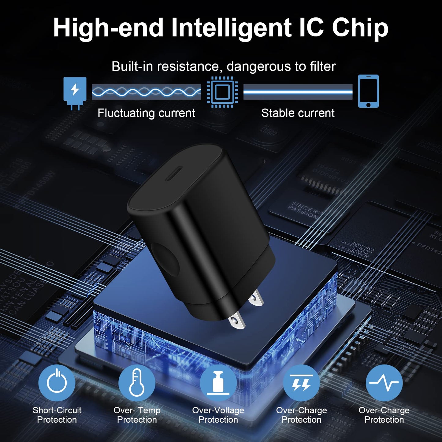 25W Super Fast Type C Charger USB C Charging Block for Samsung Galaxy S26 Ultra S26+ A17 A16 5G S25 FE Z Flip 7 Fold 7 A36 A15 A54 S24 FE S23 S22 S21