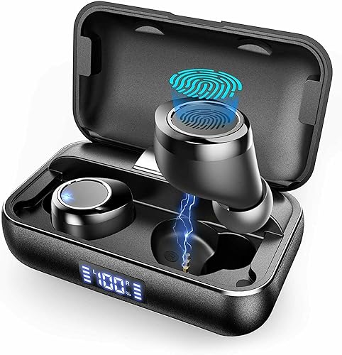 Selna TWS Earphones Wireless Earbuds Compatible with T-Mobile REVVL 7/7 PRO 5G, Headphones True Stereo Headset Hands-Free Mic Charging Case