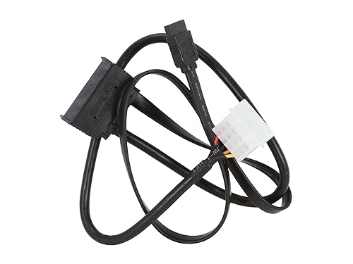 Nippon Labs SATA-Combo-1.5BK 18-Inches Sata Date and Power Combo Cable, Black
